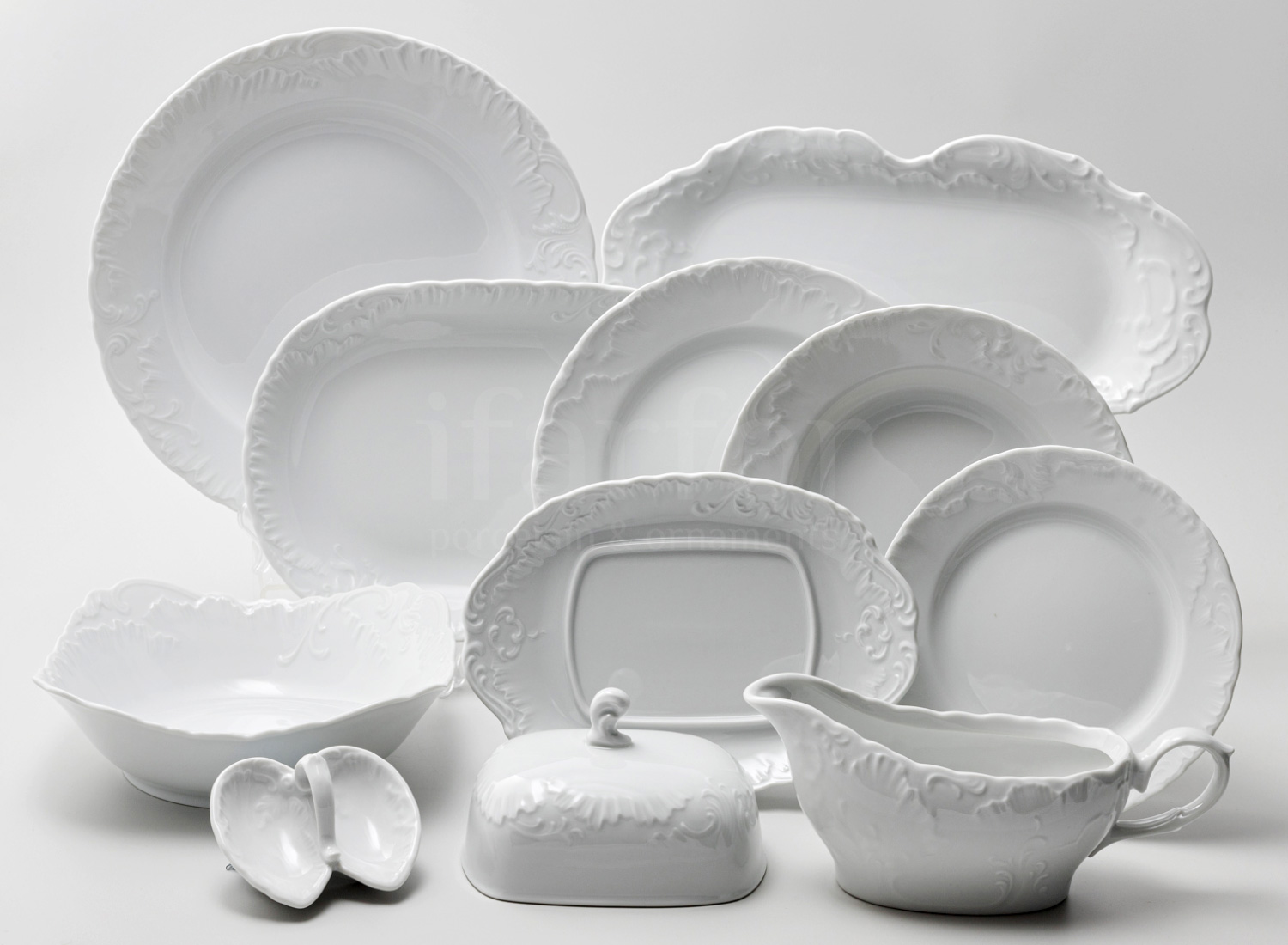 Сервиз столовый «Rococo» 6/25 Форма: Repast. Фарфор