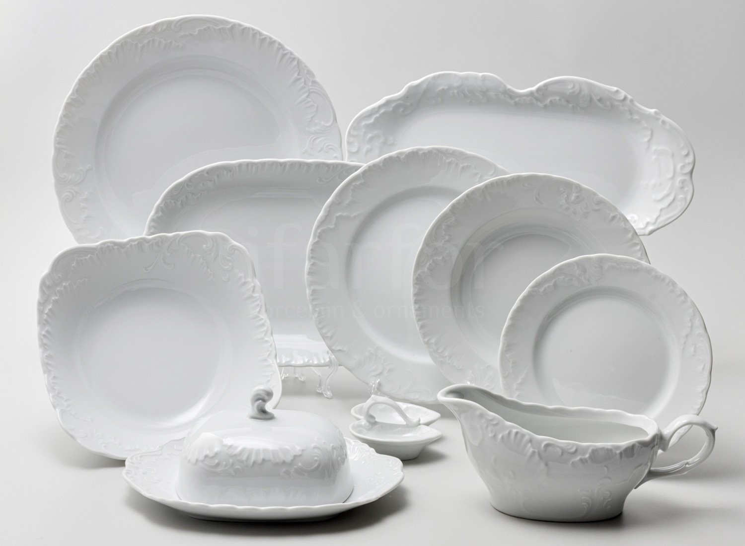 Сервиз столовый «Rococo» 6/25 Форма: Repast. Фарфор