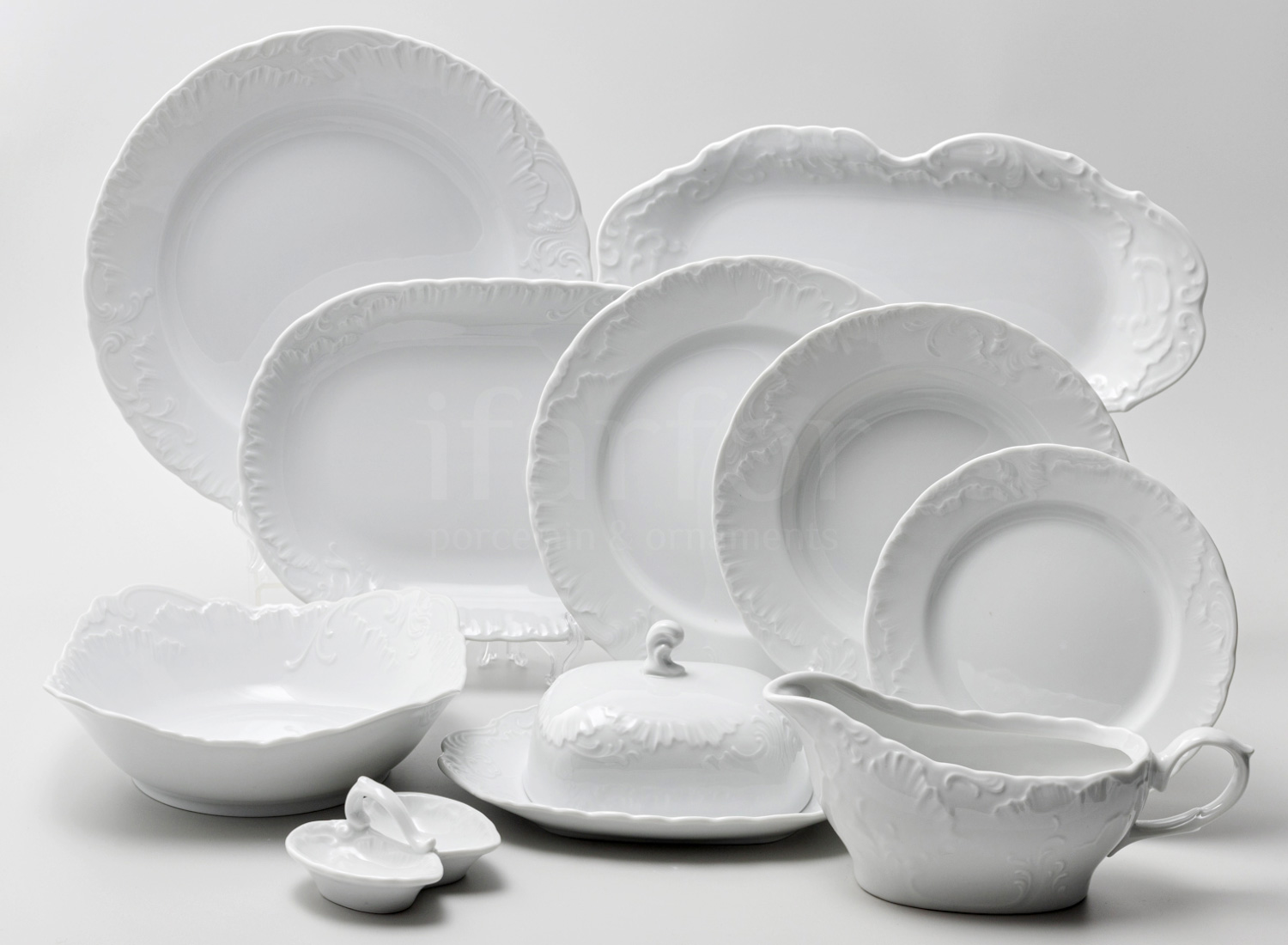 Сервиз столовый «Rococo» 6/25 Форма: Repast. Фарфор