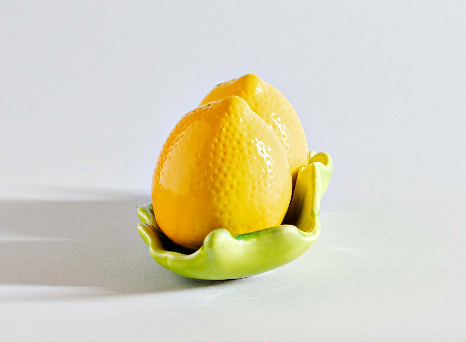 Набор для специй 2 предметный «Лимоны» Форма: Repast. Керамика. 180 x 65 x 150 мм.