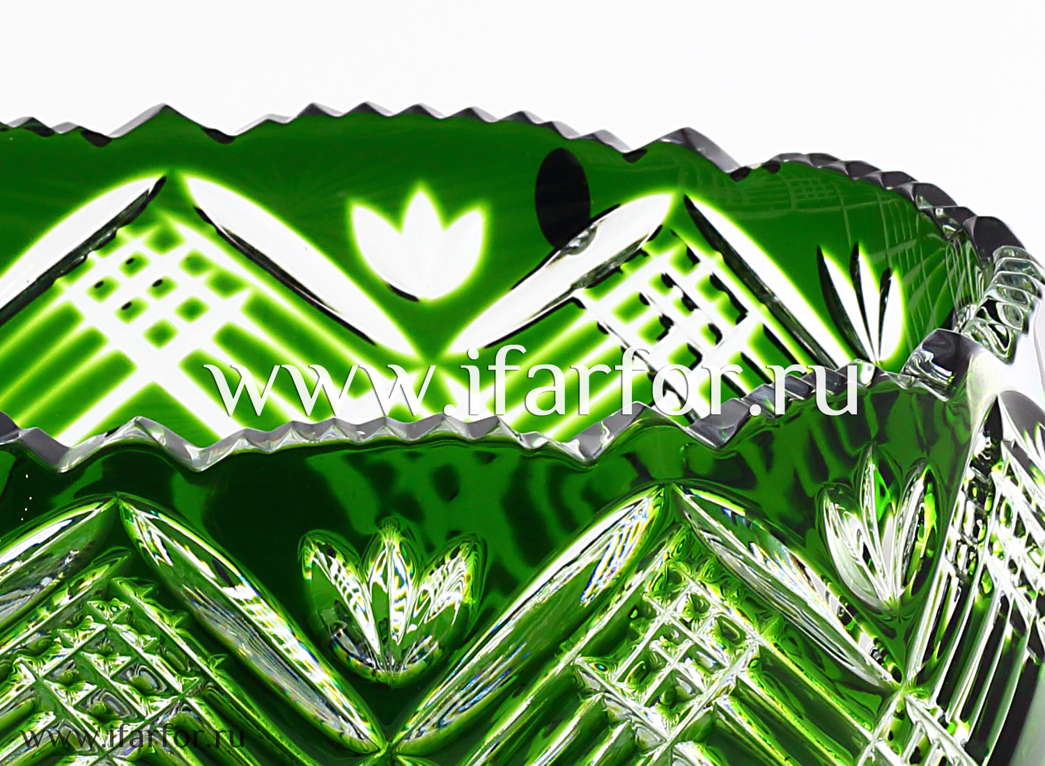 Ваза для фруктов «Дворцовая» Форма: Дворцовая. Хрусталь. 245 x 130 мм.