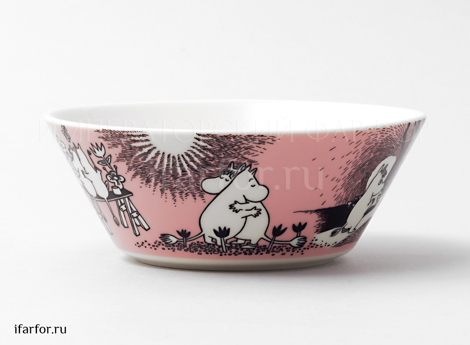 Пиала «Любовь» Форма: Arabia MOOMIN. Фарфор. 150 мм.