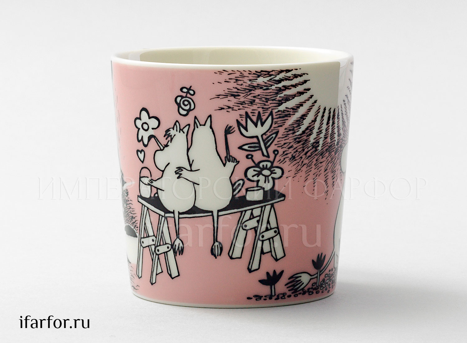 Кружка детская «Любовь» Форма: Arabia MOOMIN. Фарфор. 300 мл.