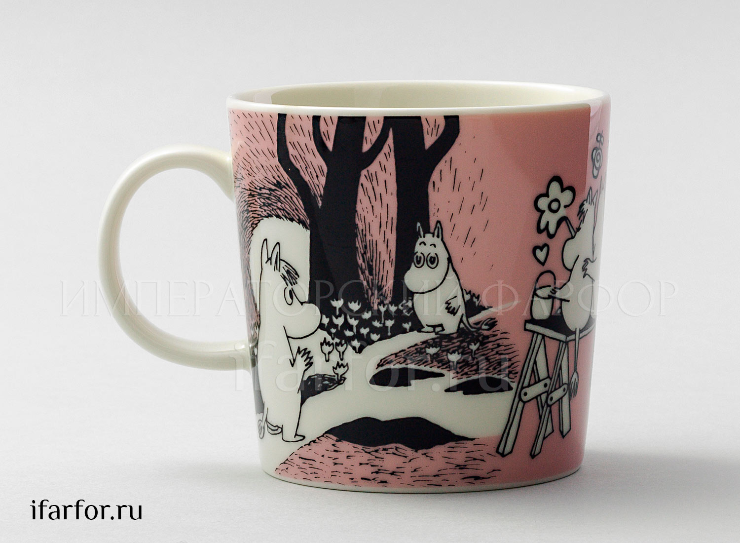 Кружка детская «Любовь» Форма: Arabia MOOMIN. Фарфор. 300 мл.