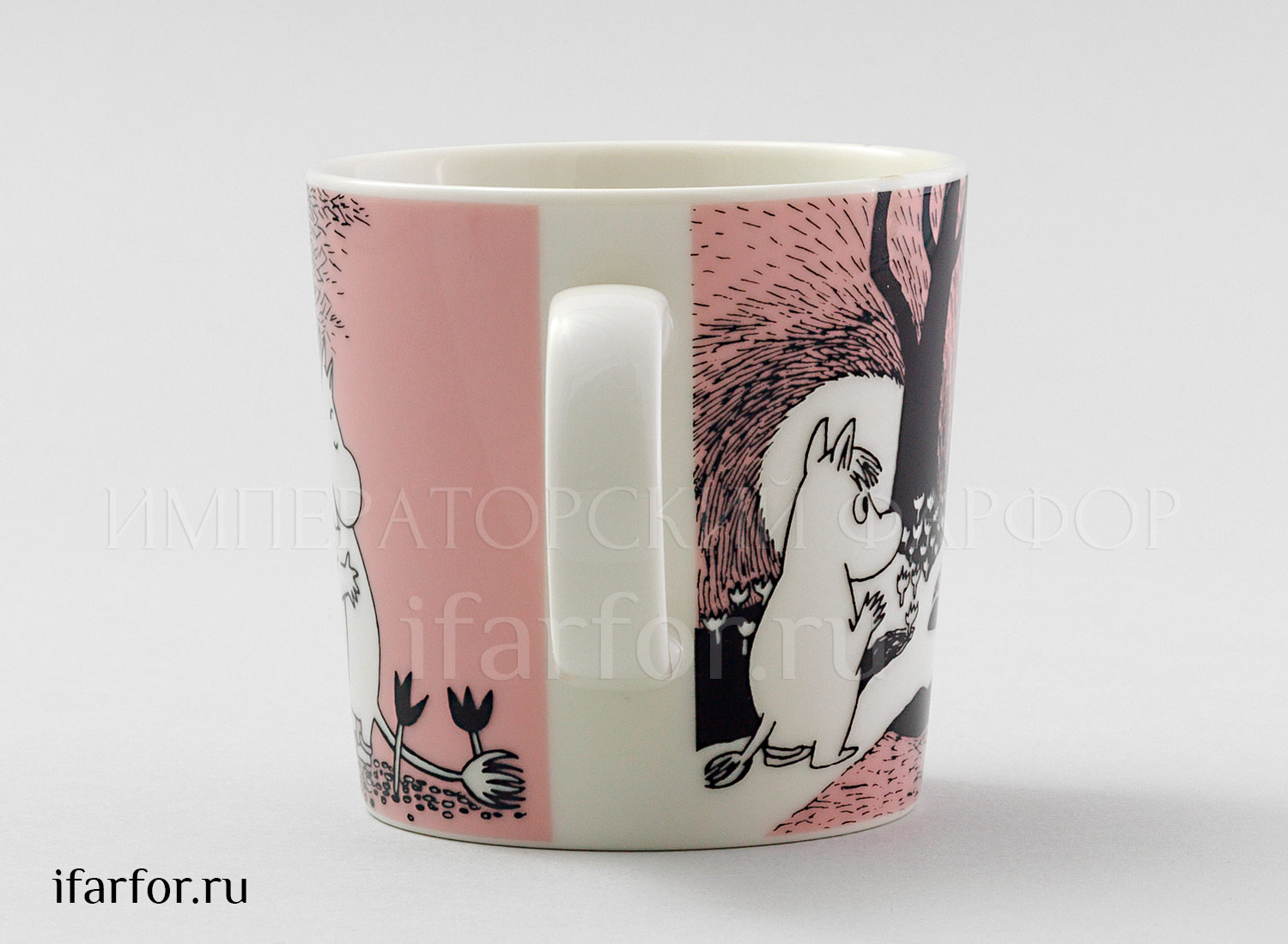 Кружка детская «Любовь» Форма: Arabia MOOMIN. Фарфор. 300 мл.