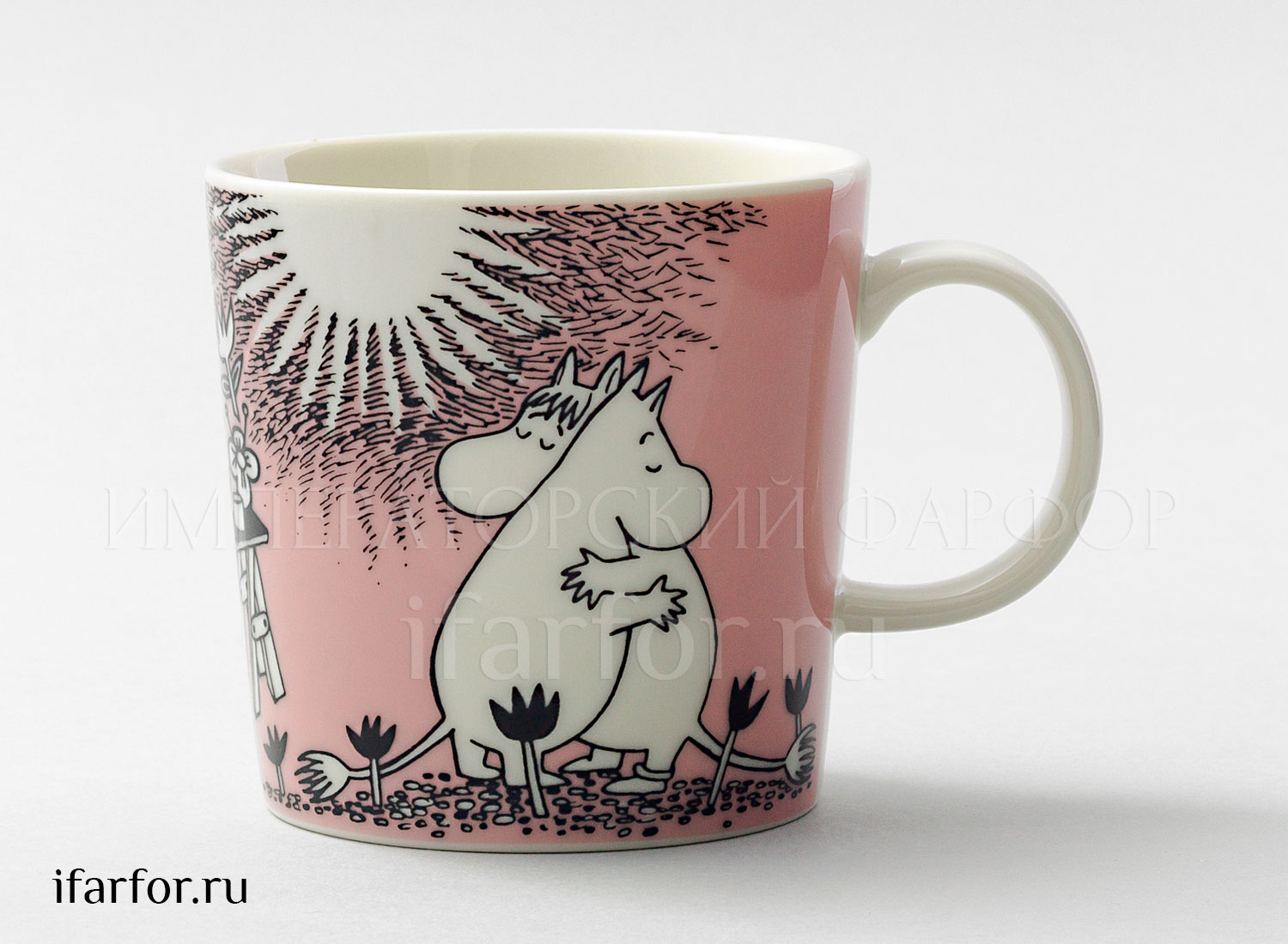 Кружка детская «Любовь» Форма: Arabia MOOMIN. Фарфор. 300 мл.