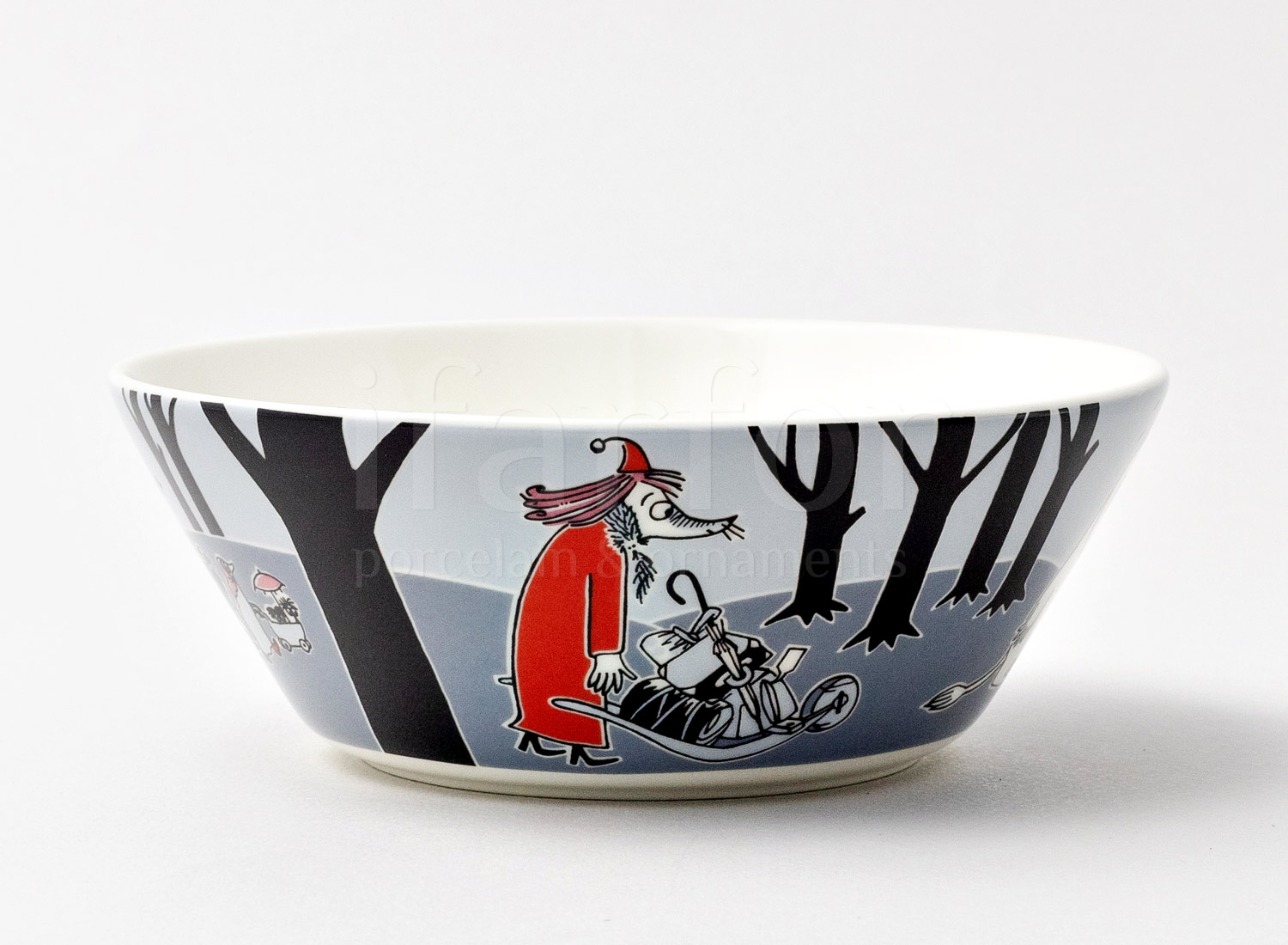 Пиала «Приключение» Форма: Arabia MOOMIN. Фарфор. 150 мм.