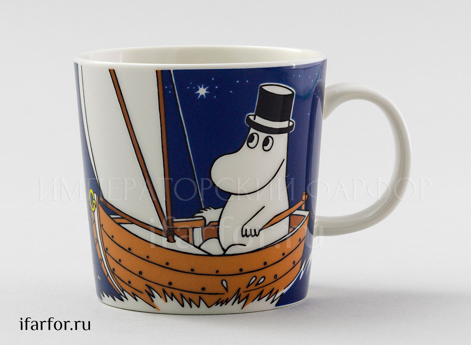 Кружка «Муми-папа» Форма: Arabia MOOMIN. Фарфор. 300 мл.