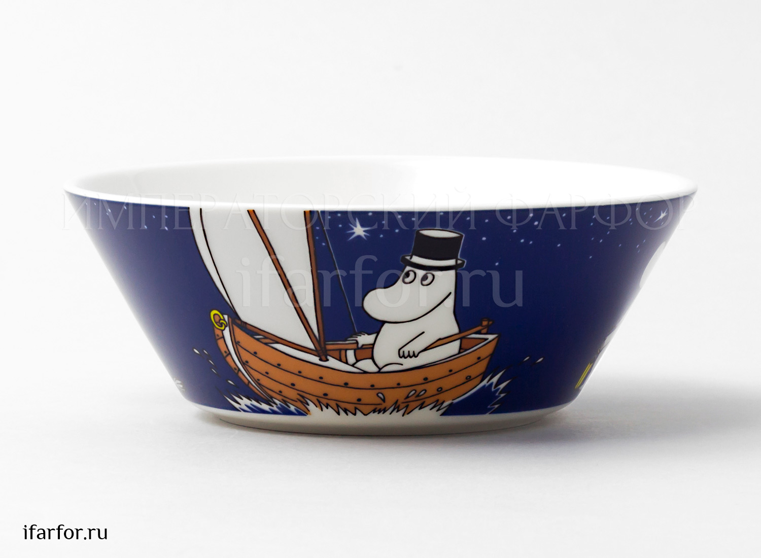 Пиала «Муми-папа» Форма: Arabia MOOMIN. Фарфор. 150 мм.