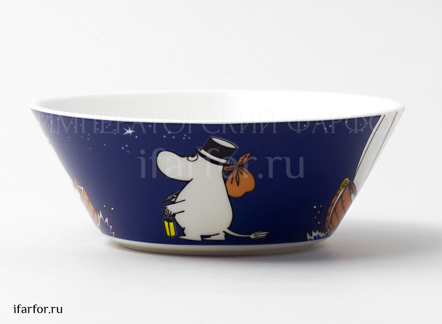 Пиала «Муми-папа» Форма: Arabia MOOMIN. Фарфор. 150 мм.