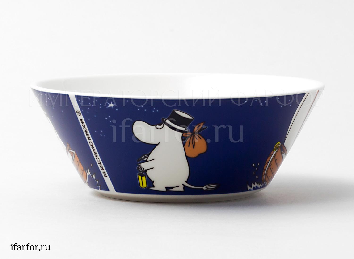 Пиала «Муми-папа» Форма: Arabia MOOMIN. Фарфор. 150 мм.