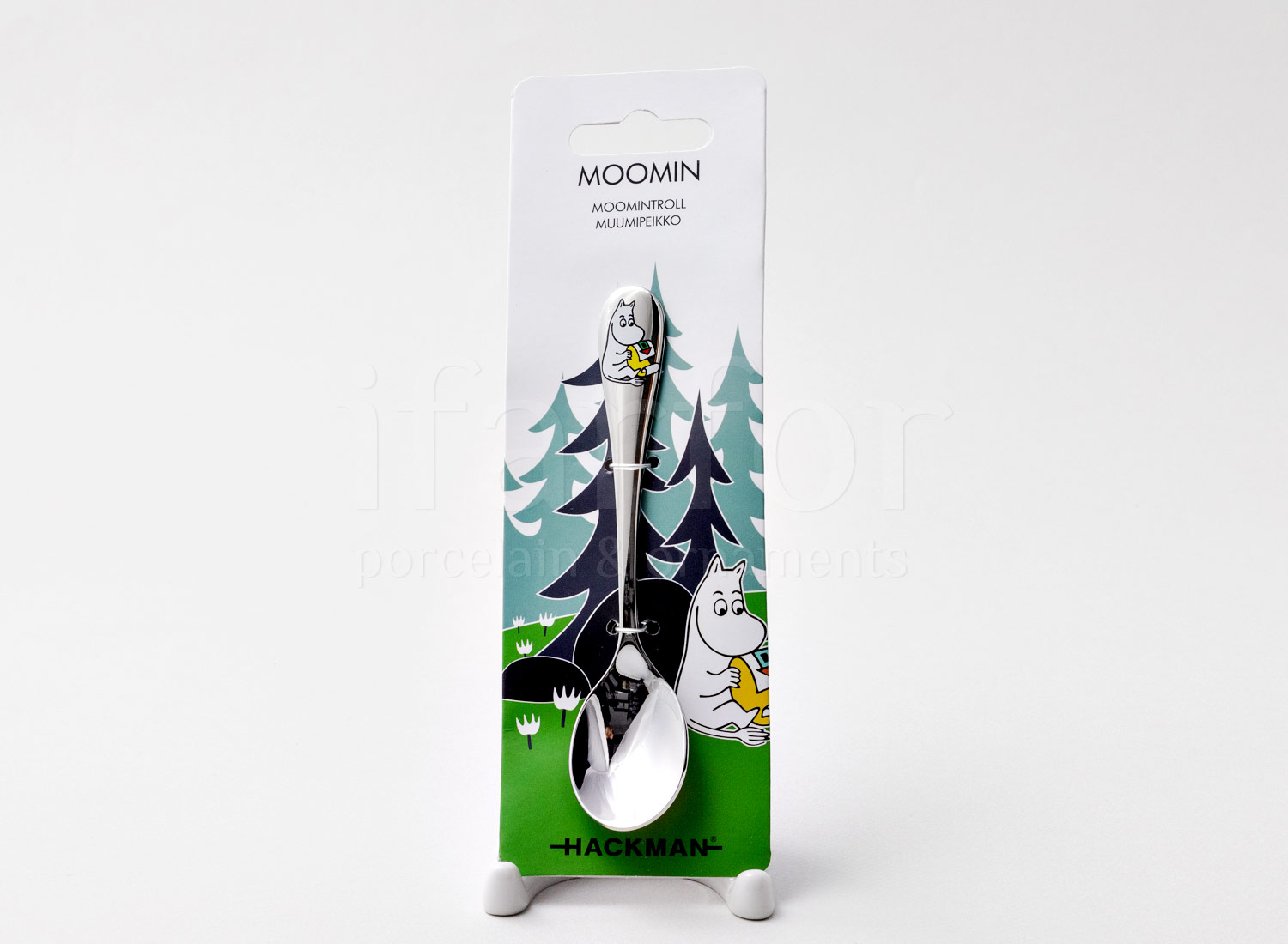 Ложка кофейная «Муми-Тролль» Форма: Arabia MOOMIN. Сталь. 132 мм.