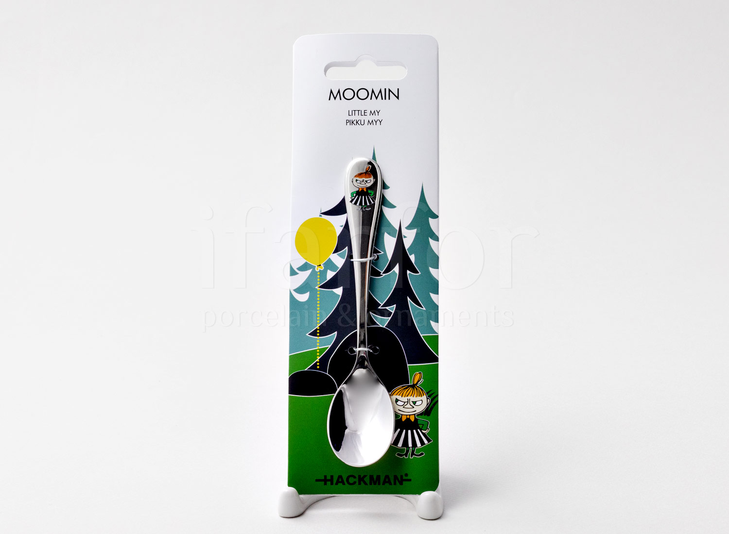 Ложка кофейная «Малышка Мю» Форма: Arabia MOOMIN. Сталь. 132 мм.