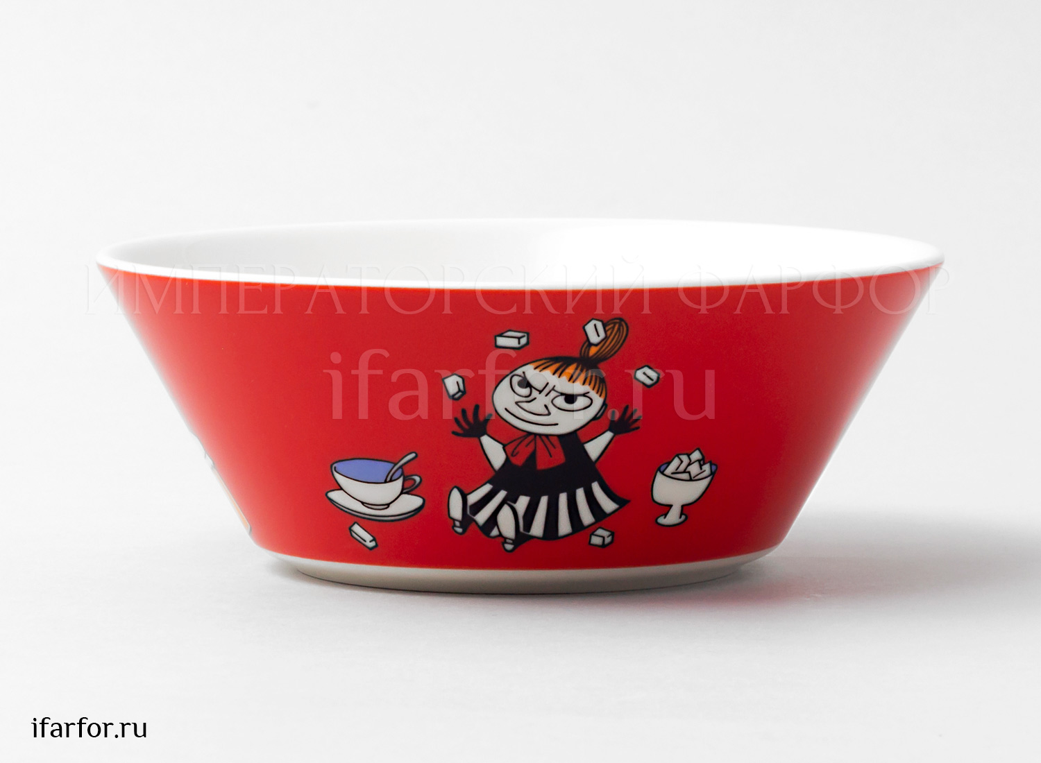 Пиала «Малышка Мю» Форма: Arabia MOOMIN. Фарфор. 150 мм.