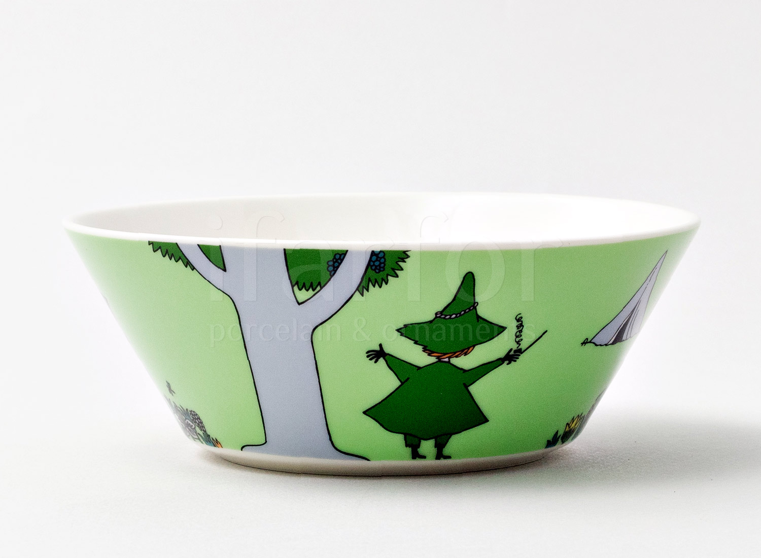 Пиала «Снусмумрик» Форма: Arabia MOOMIN. Фарфор. 150 мм.