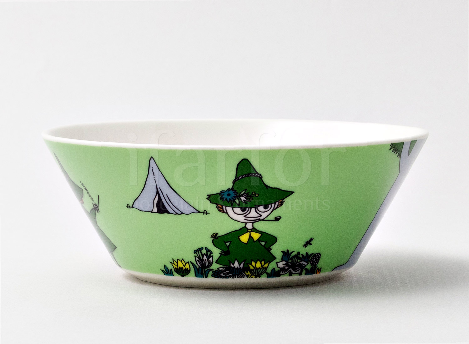 Пиала «Снусмумрик» Форма: Arabia MOOMIN. Фарфор. 150 мм.