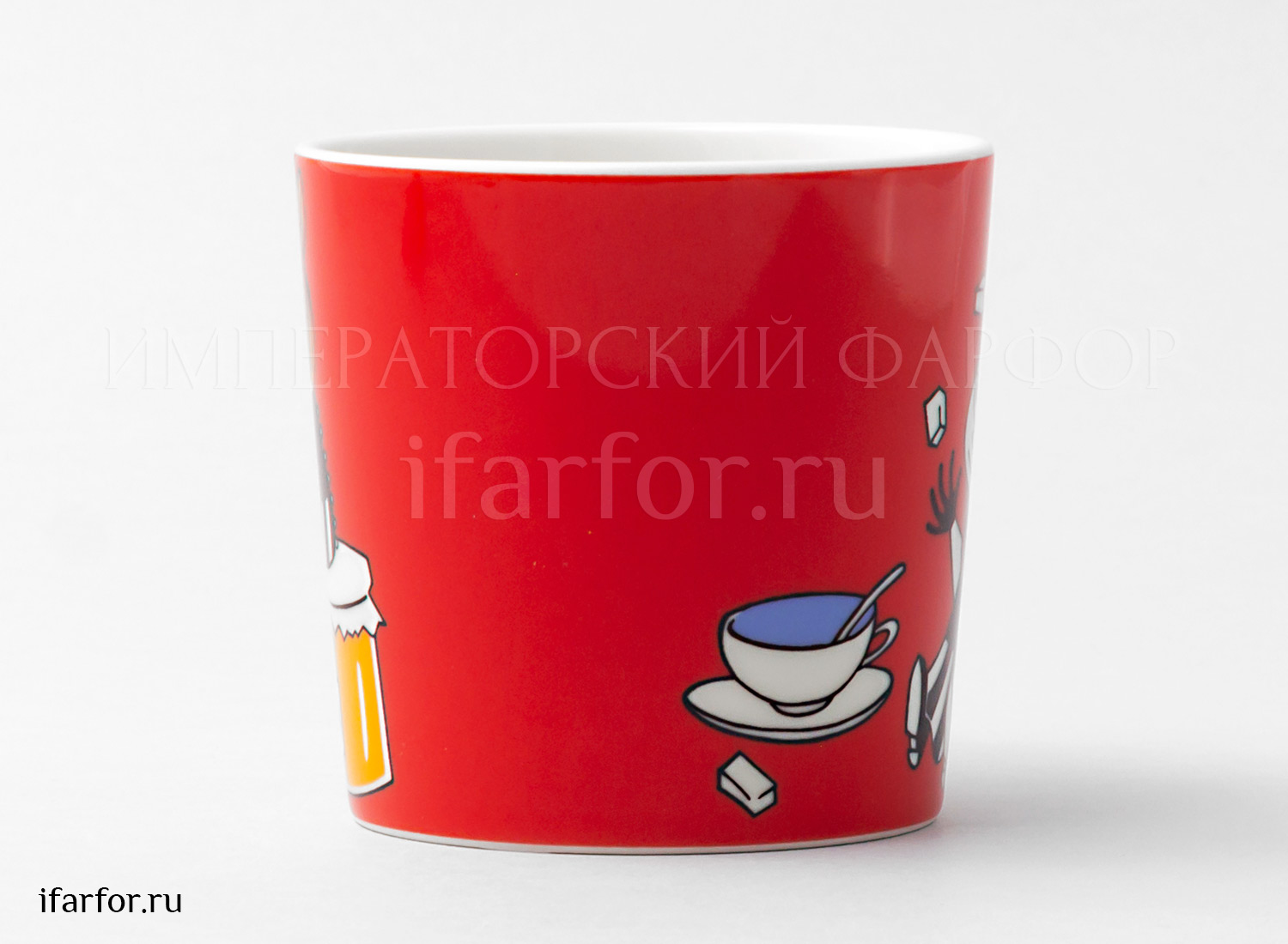 Кружка «Малышка Мю» Форма: Arabia MOOMIN. Фарфор. 300 мл.