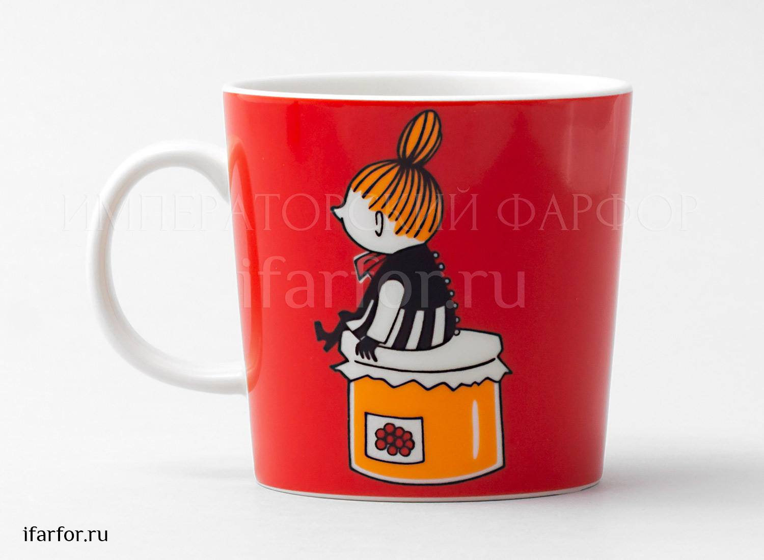 Кружка «Малышка Мю» Форма: Arabia MOOMIN. Фарфор. 300 мл.
