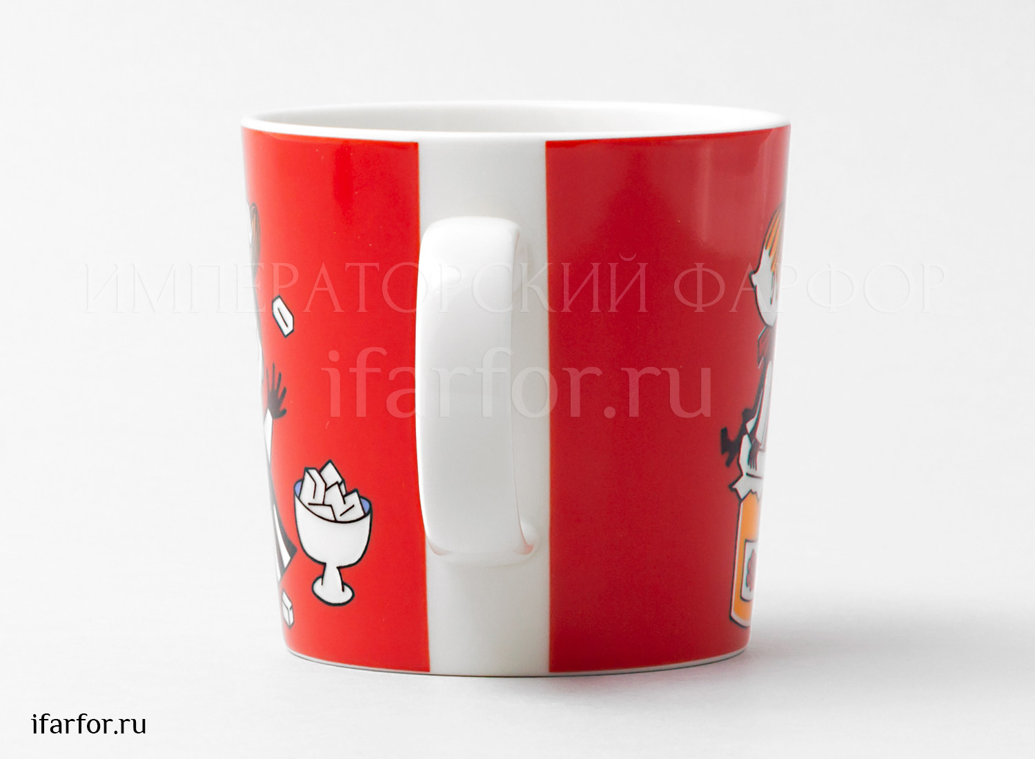Кружка «Малышка Мю» Форма: Arabia MOOMIN. Фарфор. 300 мл.