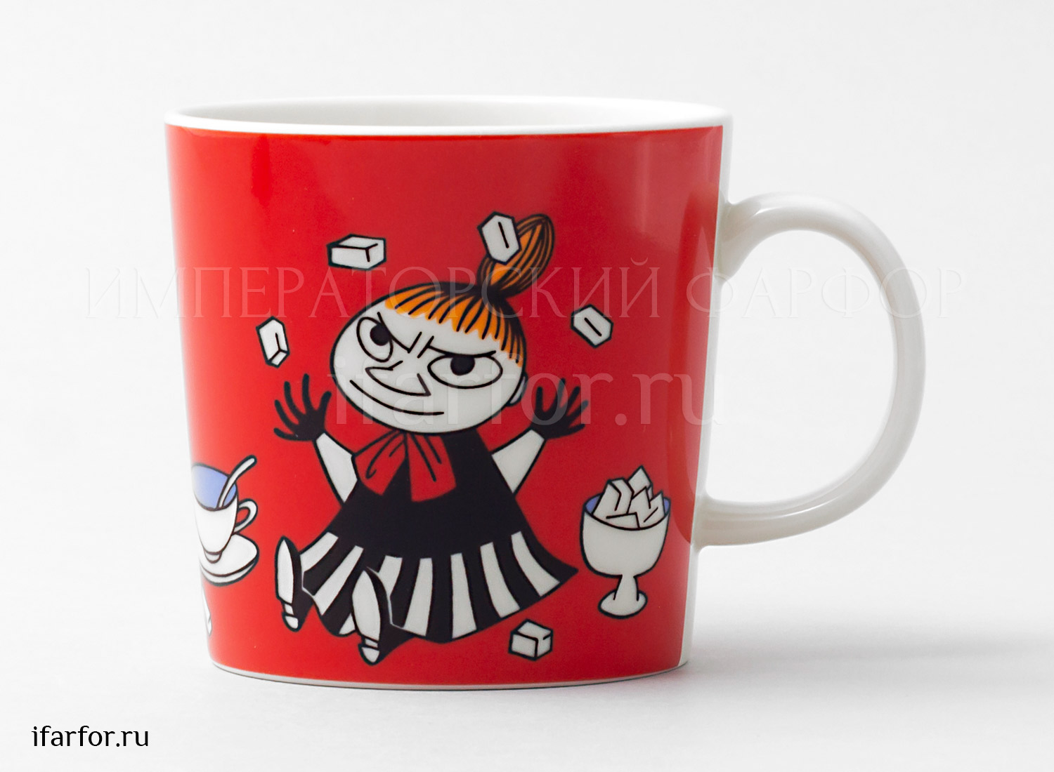 Кружка «Малышка Мю» Форма: Arabia MOOMIN. Фарфор. 300 мл.