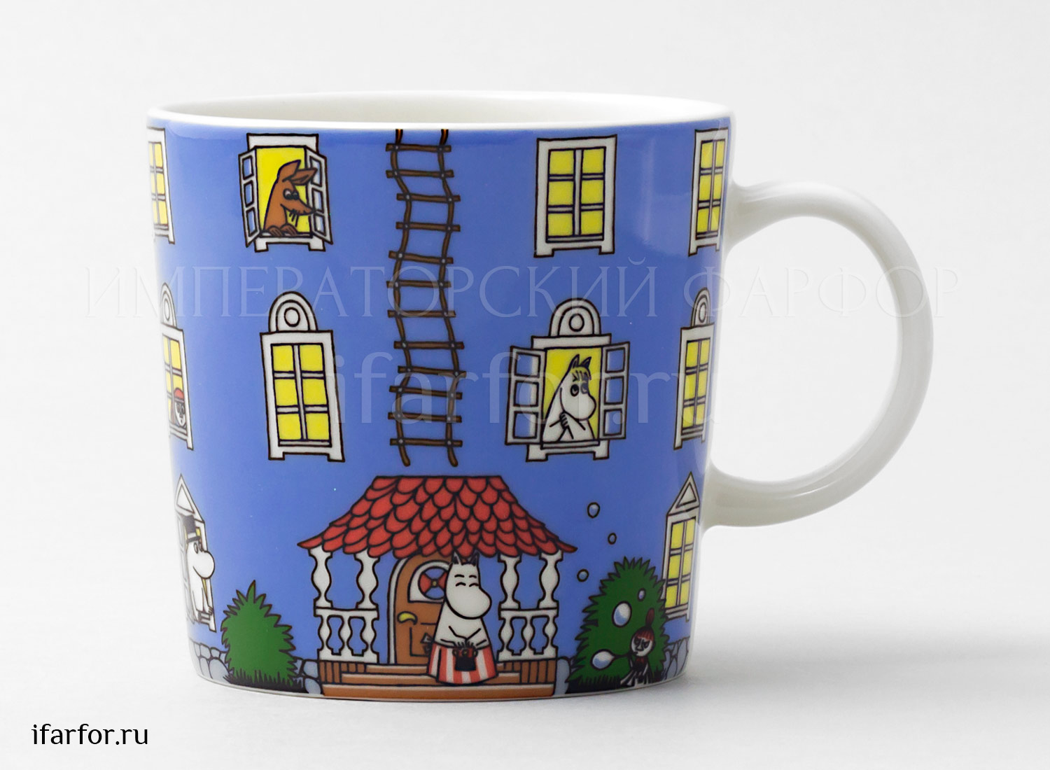 Кружка «Мумми-Дом» Форма: Arabia MOOMIN. Фарфор. 300 мл.