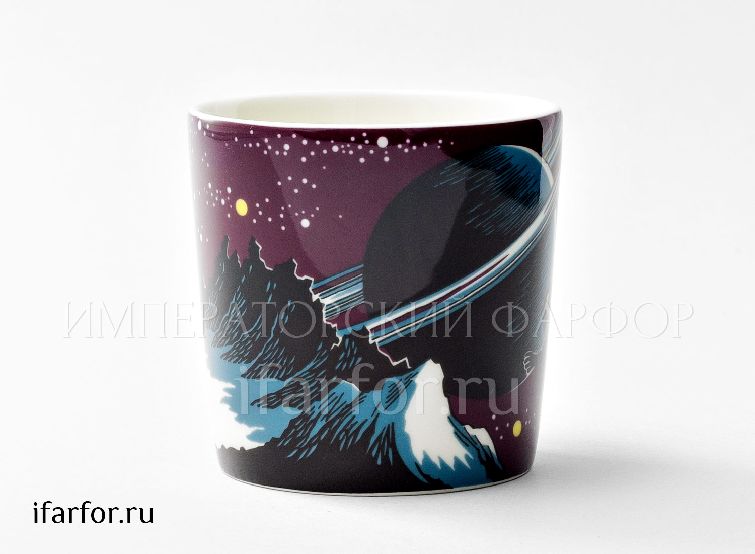 Кружка «Волшебник и пантера» Форма: Arabia MOOMIN. Фарфор. 300 мл.