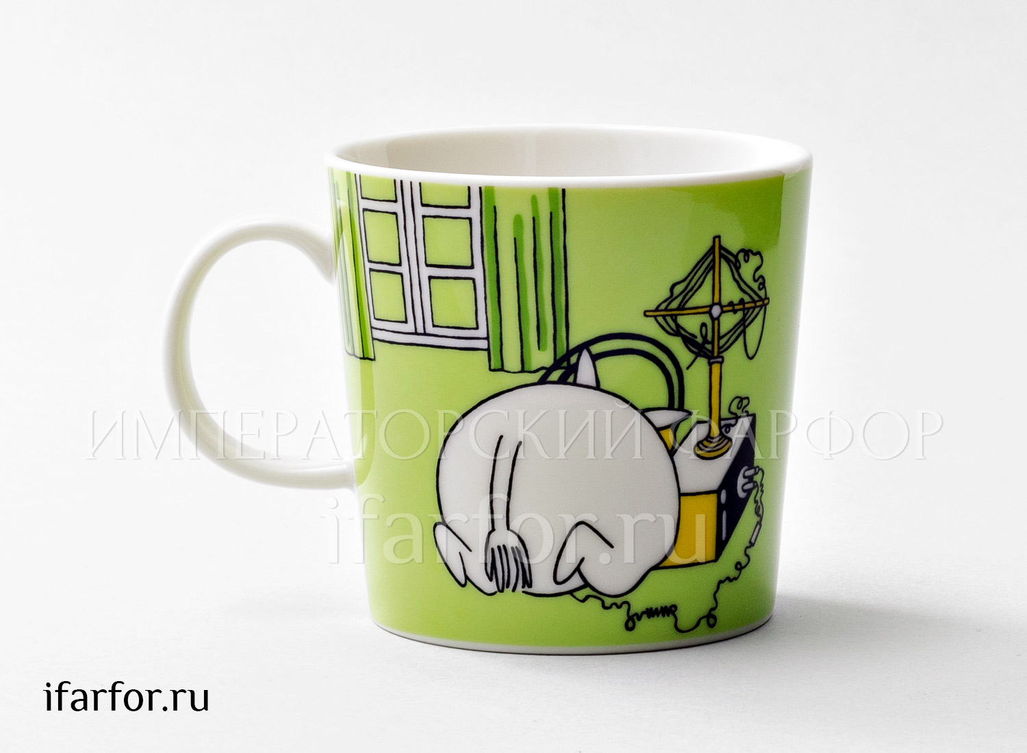 Кружка «Муми-тролль и Марсиане» Форма: Arabia MOOMIN. Фарфор. 300 мл.