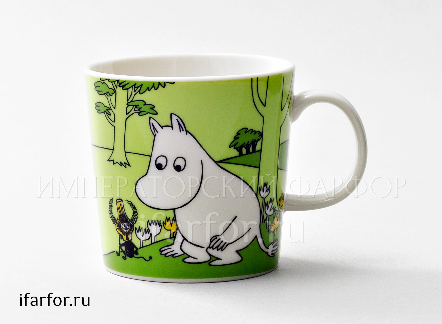 Кружка «Муми-тролль и Марсиане» Форма: Arabia MOOMIN. Фарфор. 300 мл.