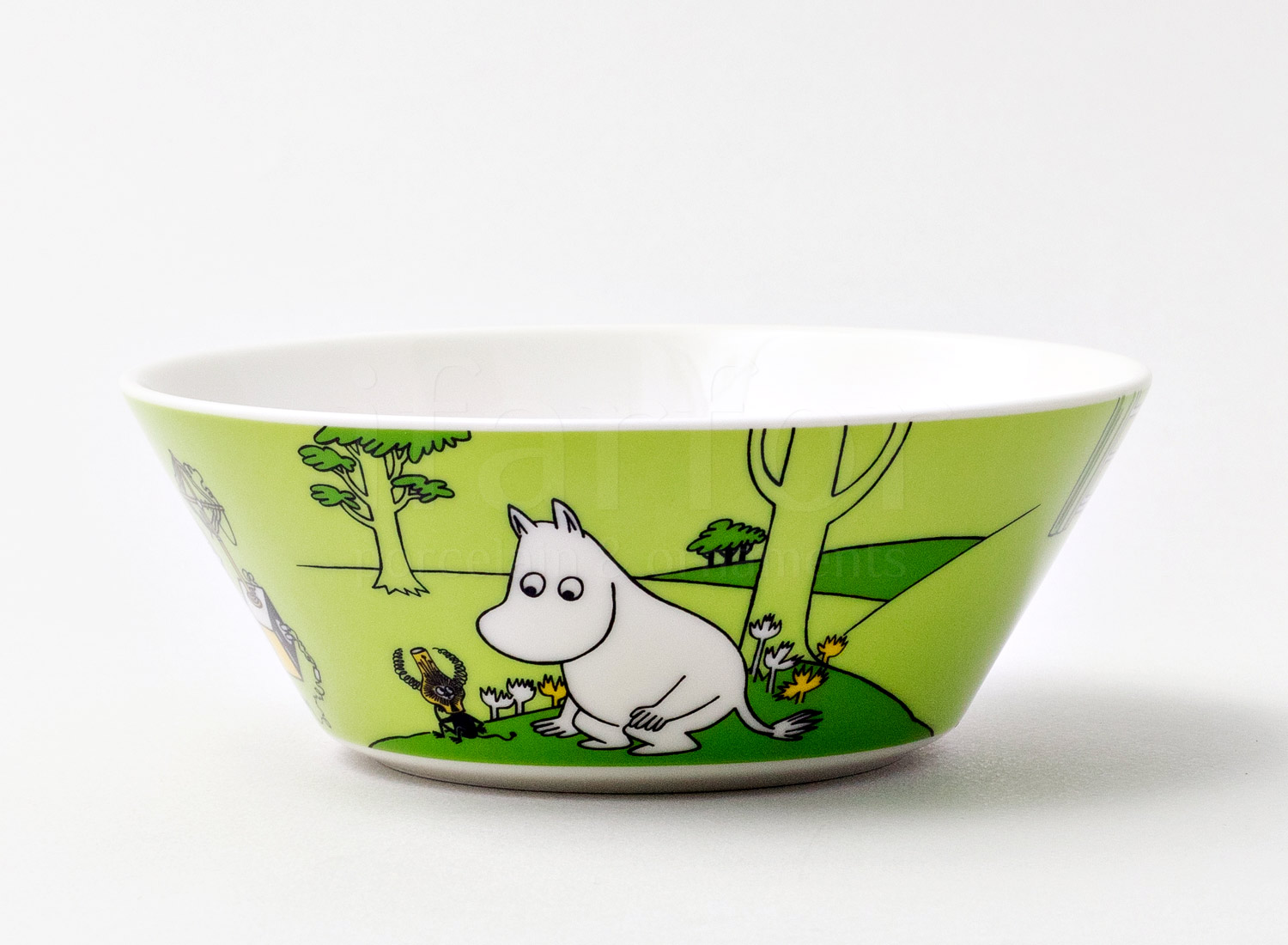 Пиала «Муми-тролль и Марсиане» Форма: Arabia MOOMIN. Фарфор. 150 мм.