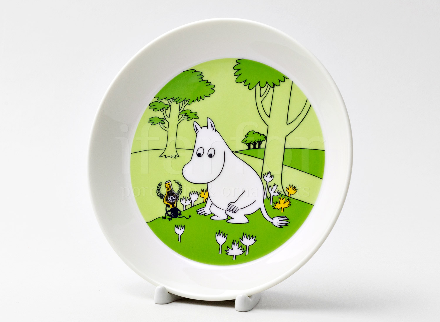Пиала «Муми-тролль и Марсиане» Форма: Arabia MOOMIN. Фарфор. 190 мм.