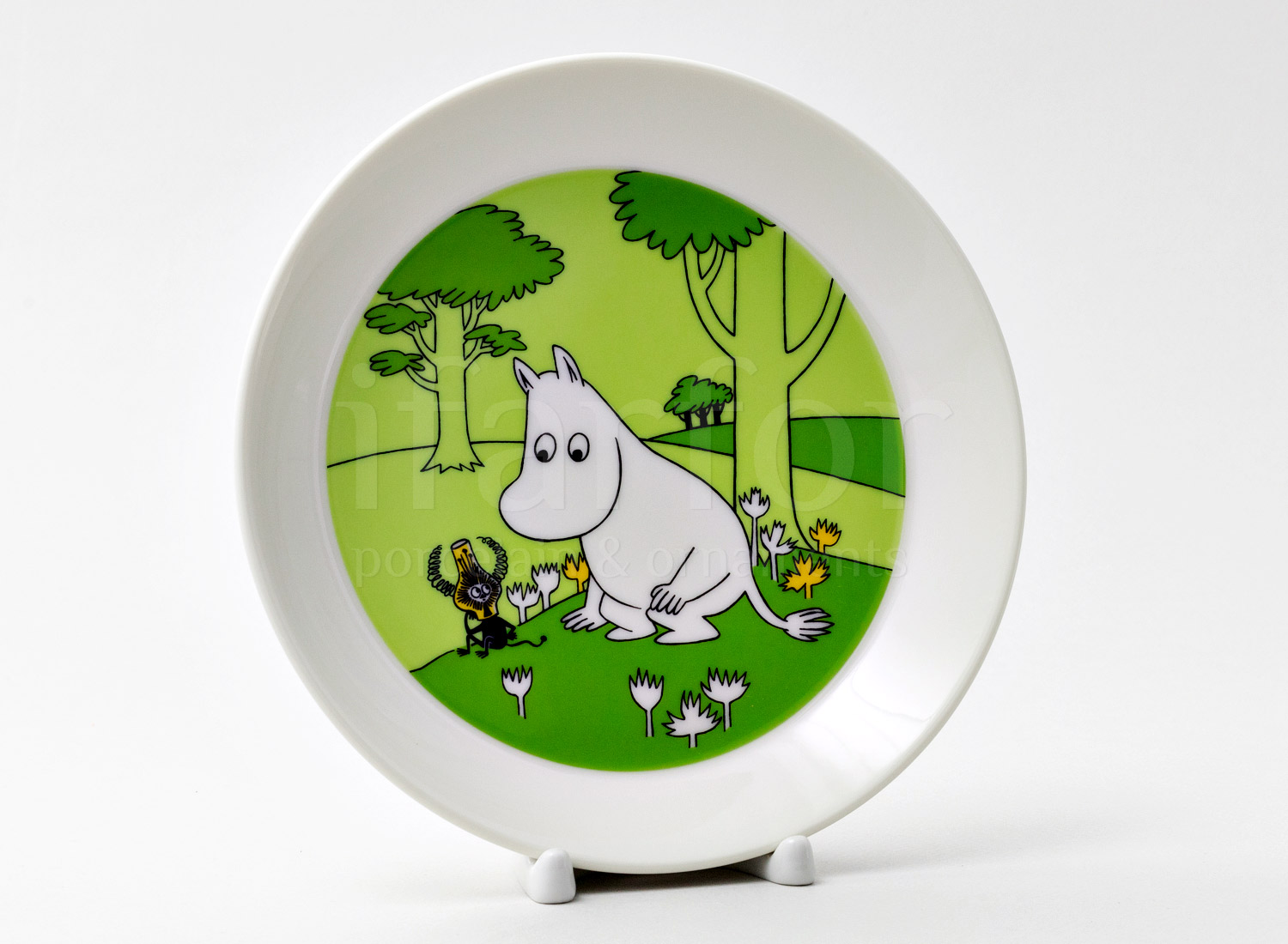 Пиала «Муми-тролль и Марсиане» Форма: Arabia MOOMIN. Фарфор. 190 мм.