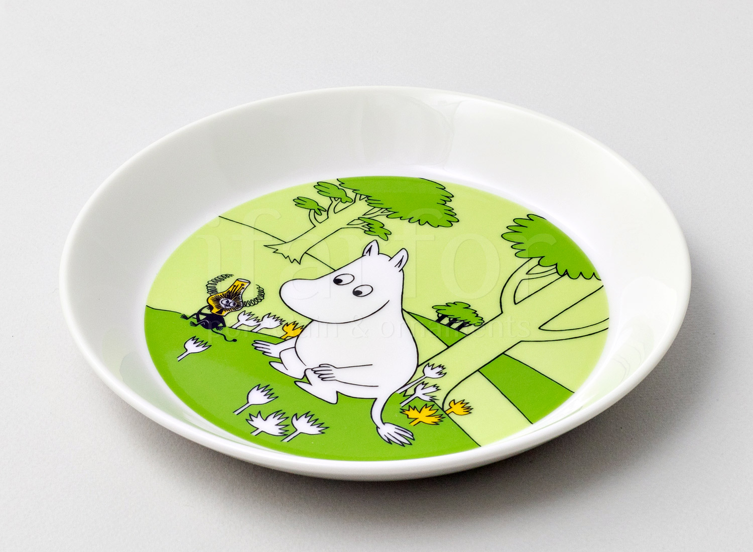 Пиала «Муми-тролль и Марсиане» Форма: Arabia MOOMIN. Фарфор. 190 мм.