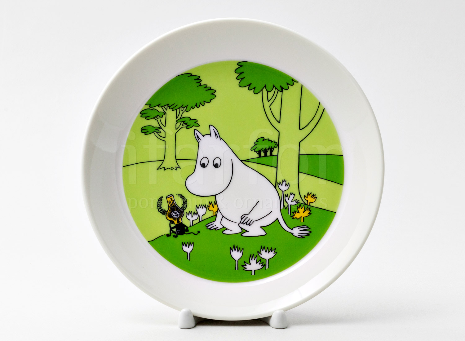 Пиала «Муми-тролль и Марсиане» Форма: Arabia MOOMIN. Фарфор. 190 мм.