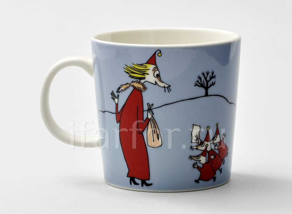 Кружка «Филифьонка (серая)» Форма: Arabia MOOMIN. Фарфор. 300 мл.