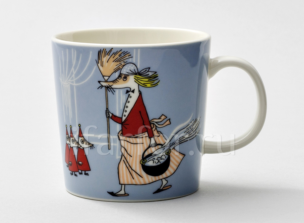 Кружка «Филифьонка (серая)» Форма: Arabia MOOMIN. Фарфор. 300 мл.