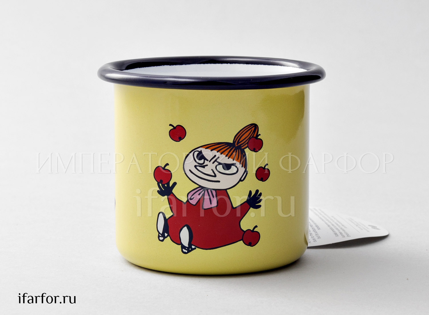 Кружка «Retro Малышка Мю (желтая)» Форма: Muurla. Металл  эмалированный. 250 мл.