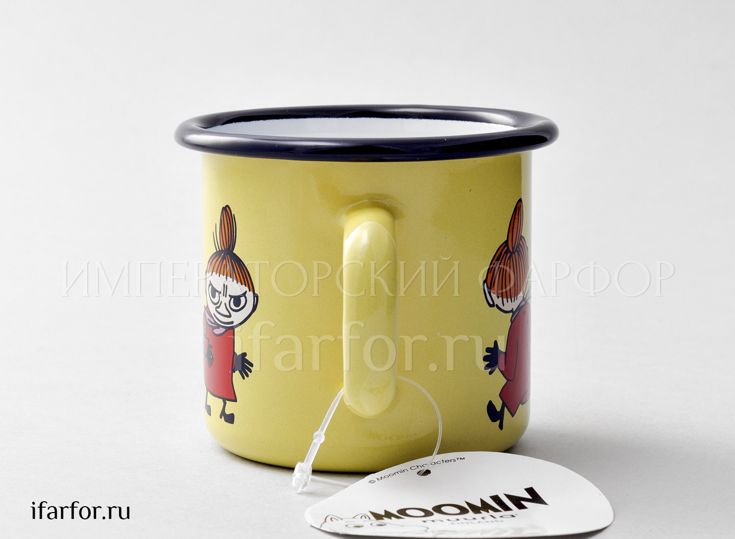 Кружка «Retro Малышка Мю (желтая)» Форма: Muurla. Металл  эмалированный. 250 мл.