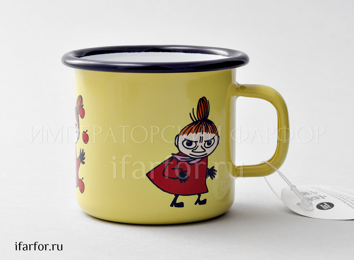 Кружка «Retro Малышка Мю (желтая)» Форма: Muurla. Металл  эмалированный. 250 мл.