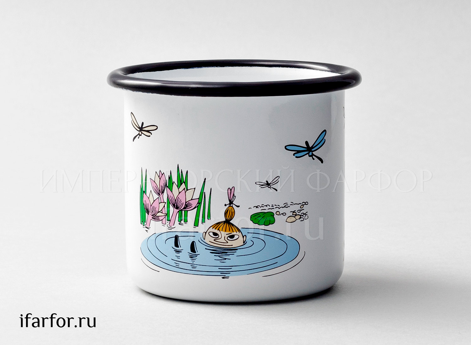 Кружка «Colors Малышка Мю» Металл  эмалированный. 250 мл.