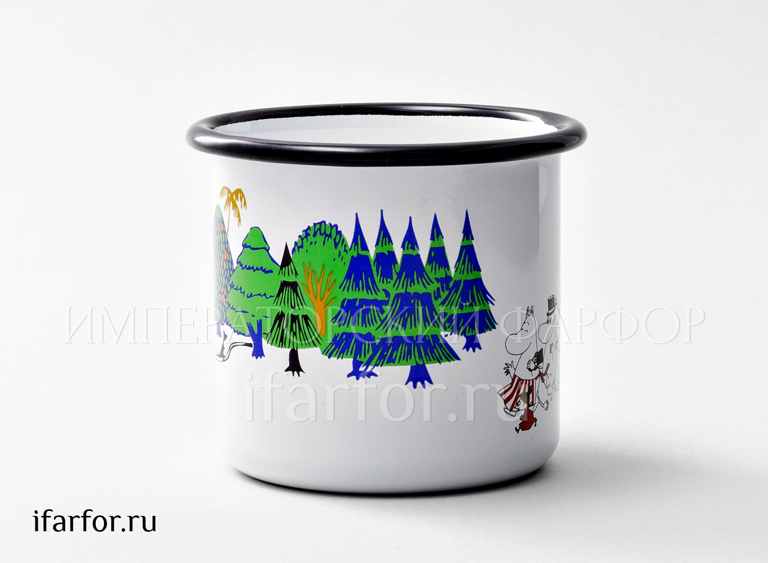 Кружка «Colors Муми-дол» Металл  эмалированный. 370 мл.