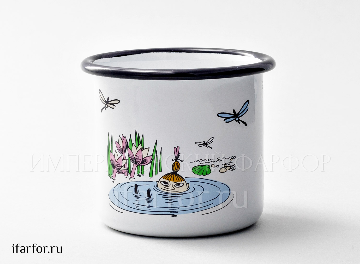 Кружка «Colors Малышка Мю» Металл  эмалированный. 370 мл.