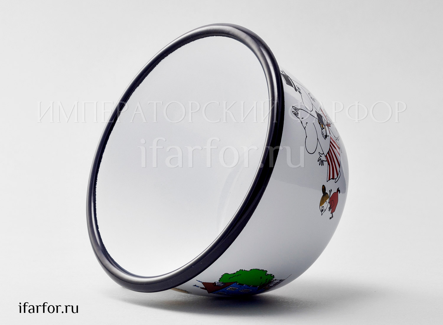 Пиала «Colors Муми-дол» Металл  эмалированный. 600 мл.