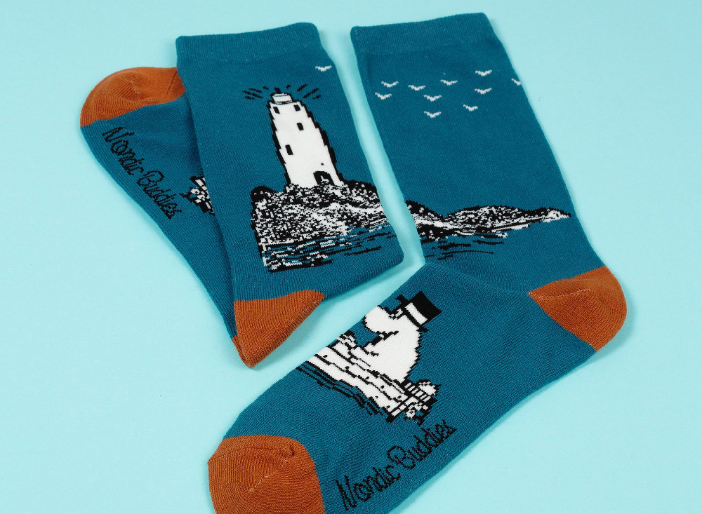 Носки мужские «Муми-папа» Форма: Arabia MOOMIN. Хлопок, полиамид, эластан