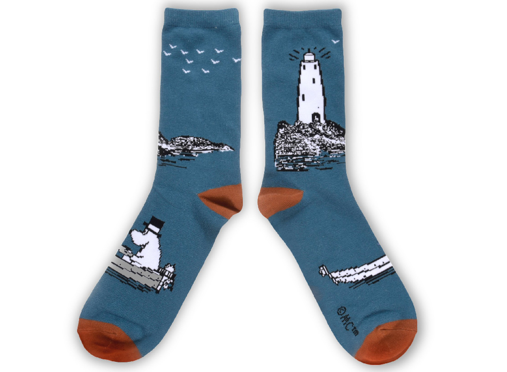 Носки мужские «Муми-папа» Форма: Arabia MOOMIN. Хлопок, полиамид, эластан
