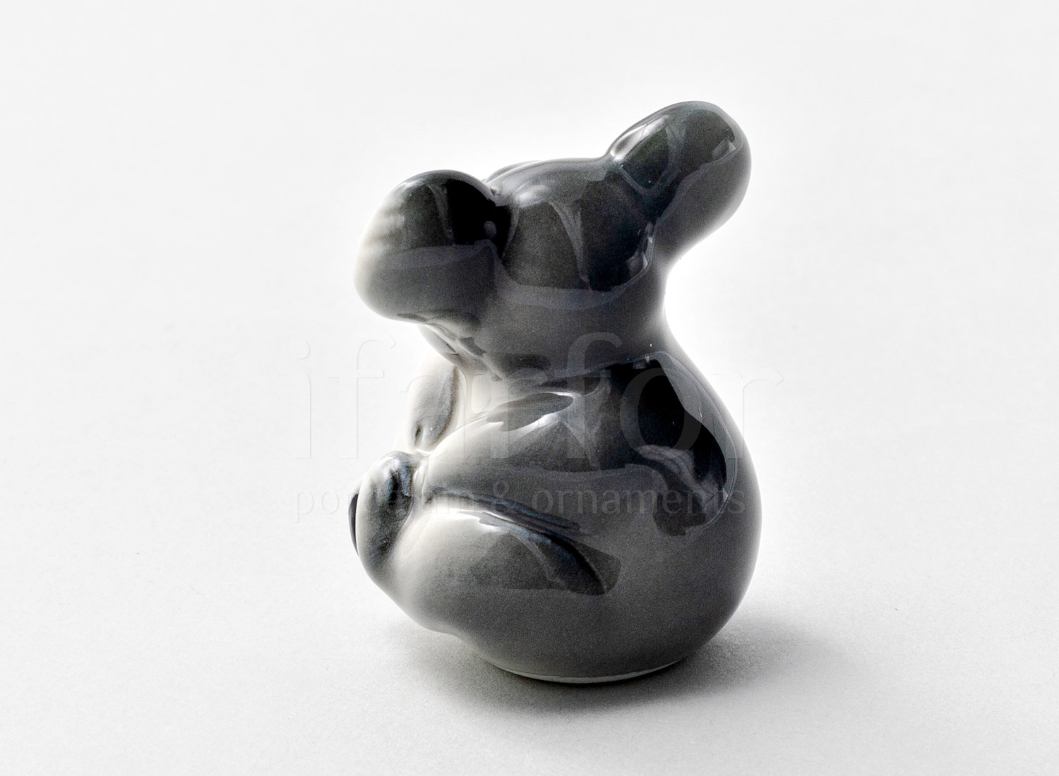 Скульптура «Коала» Форма: Коала. Мягкий фарфор. 50 мм.