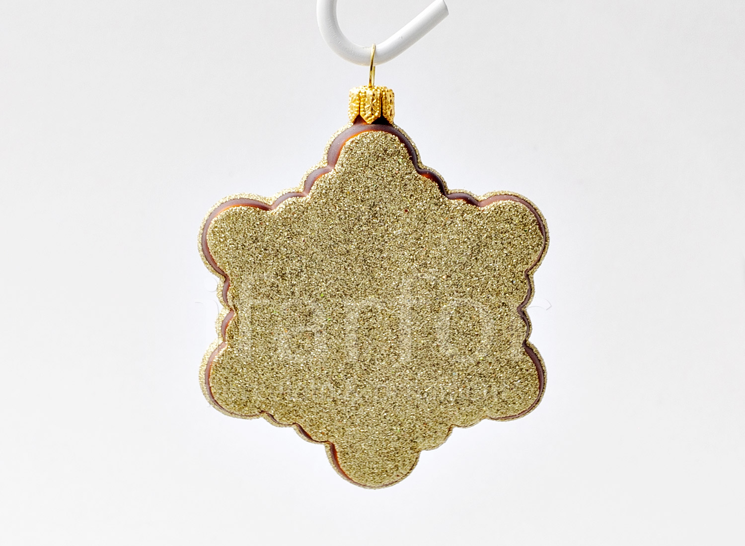Набор елочных игрушек в подарочной коробке «Четыре пряника» Стекло. 124 x 287 x 73 мм.