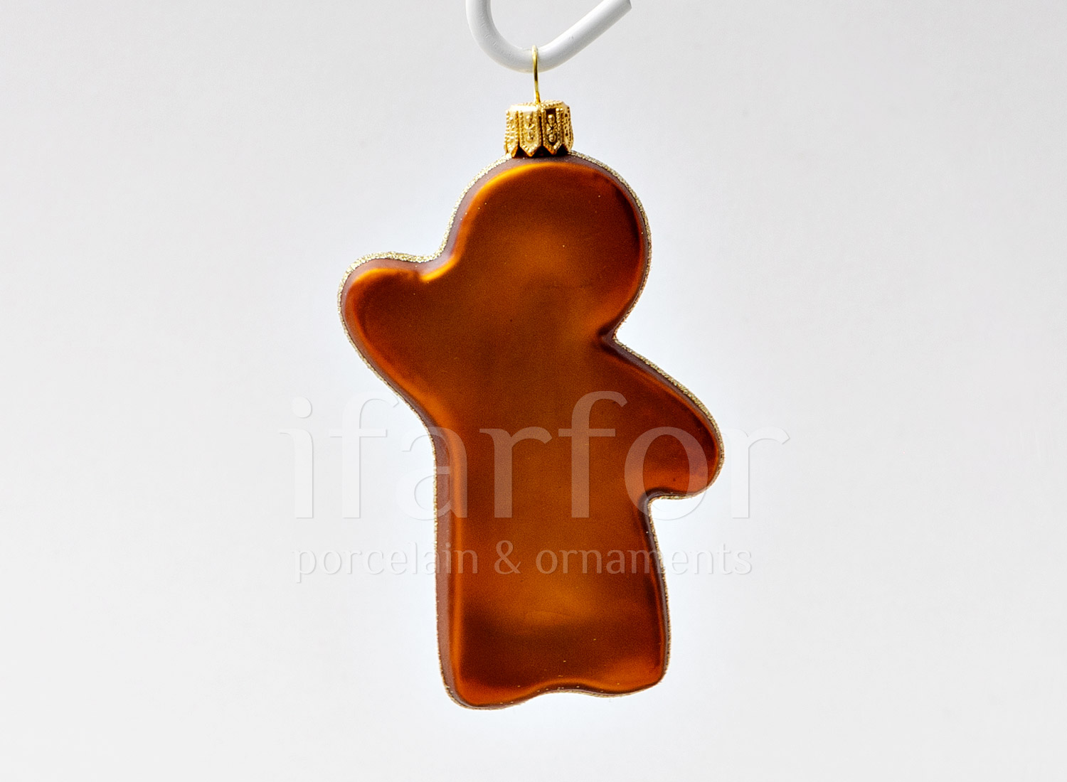 Набор елочных игрушек в подарочной коробке «Четыре пряника» Стекло. 124 x 287 x 73 мм.