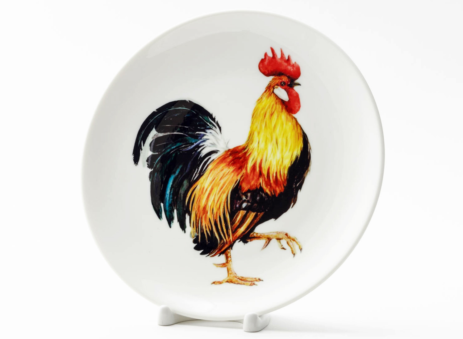 Декоративная тарелка «Петушок- золотой гребешок»