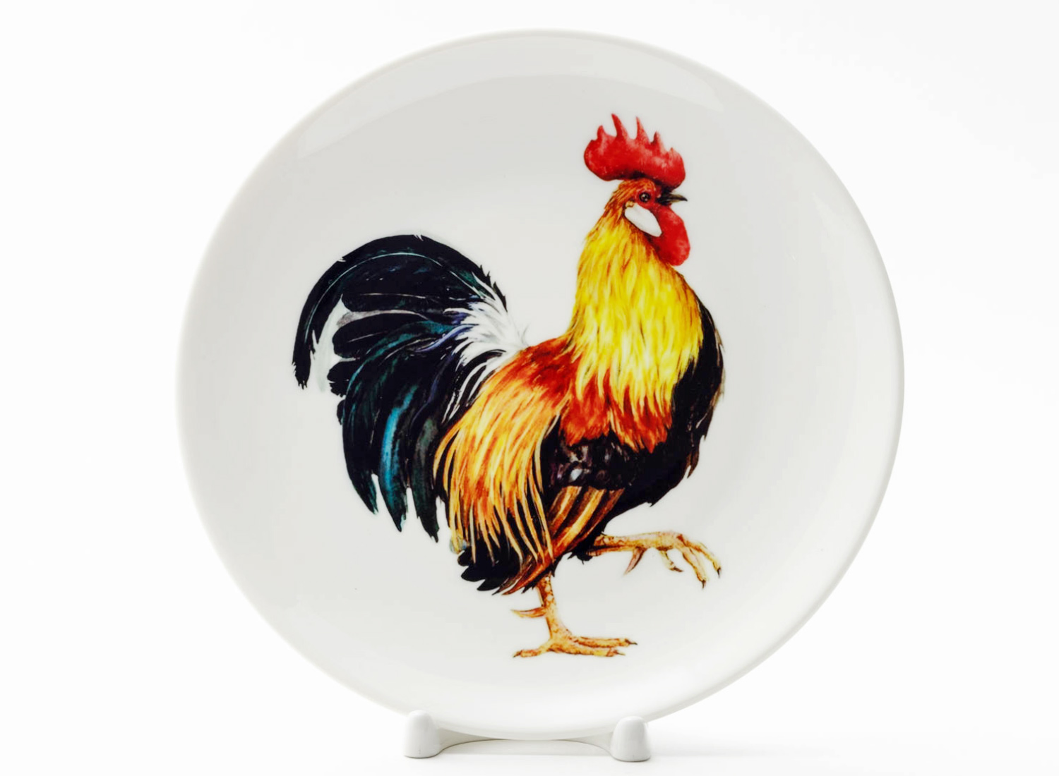 Декоративная тарелка «Петушок- золотой гребешок»