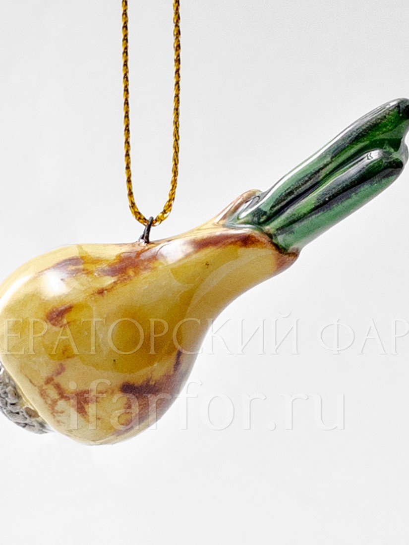 Елочная игрушка «Лук мини» Форма: Лук мини. Майолика. 25 x 65 мм.